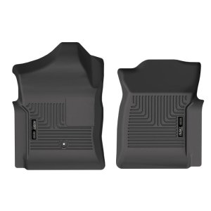 Chevrolet Silverado 1500 Floor Mats - Front - Husky Liners - WeatherBeater - Black - `99-`06